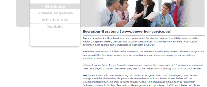 DM-Consultuing: Bewerber-Beratung